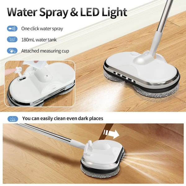 【新品】 CLEAN SMART FLOOR CLEANER 電動モップ LAIFUCAM Residential Corded Floor Cleaner for Hardwood and Tile in