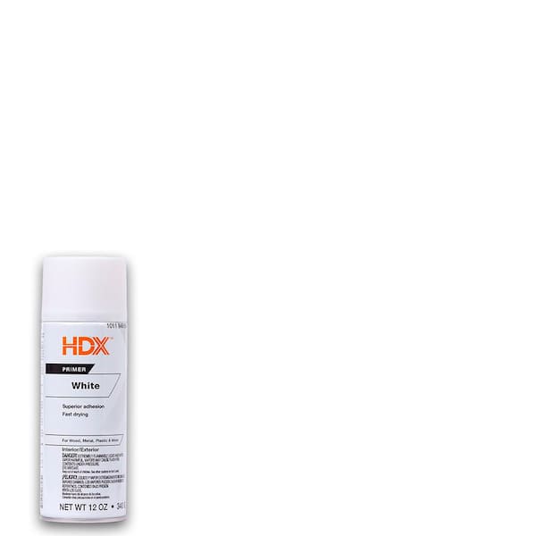 12 oz. White Primer Flat Paint and Primer Spray Paint