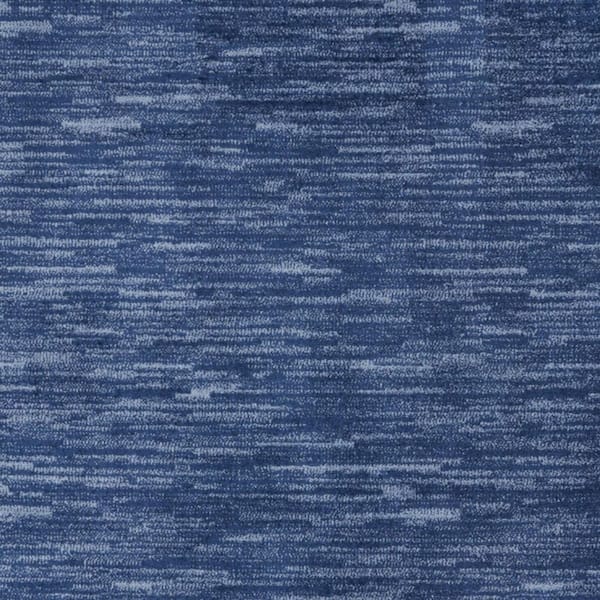 Blue 4 ft. x 6 ft. Woven Polypropylene Indoor/Outdoor Area Rug