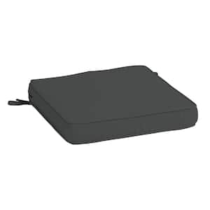 ProFoam 20 in. x 20 in. Slate Grey Square Outdoor Chair Cushion