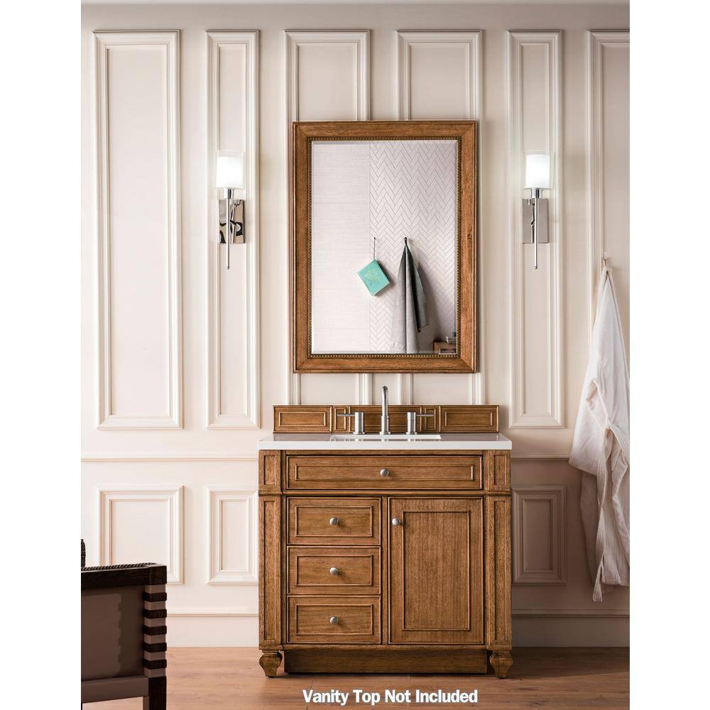 Calisto 36" Saddle Brown Single Bathroom Vanity Base