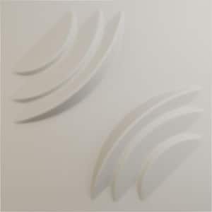 7/8 in. x 12 in. x 12 in. Artisan EnduraWall PVC Decorative 3D Wall Panel, Satin Blossom White (covers 0.98 sq. ft.)
