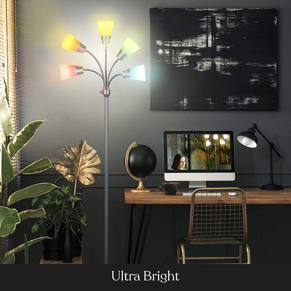 【美品】Bright Light ME + Brightech Medusa Modern 78 in. Platinum Silver Modern 5