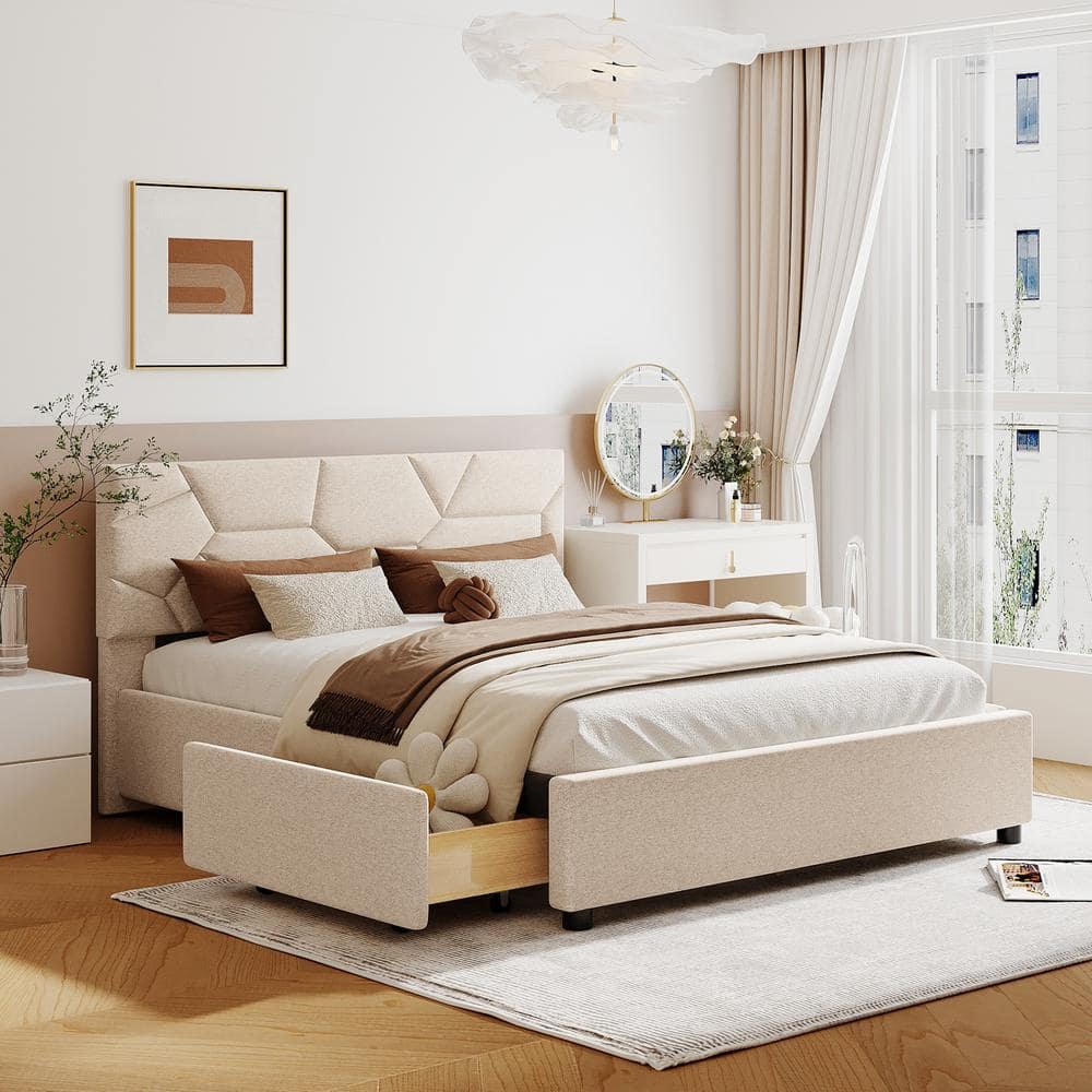 Top 70 Bed cushion design /Modern double bed design/bed padding