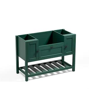 20 in. W x 48 in. D x 33.6 in. H Bath Vanity Cabinet without Top in Green