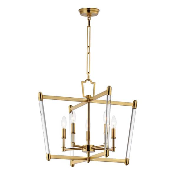 Lucent 5-Light Bronze Chandelier
