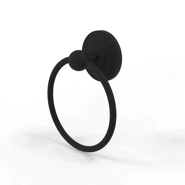 Allied Brass Prestige Monte Carlo Collection Wall Mounted Towel Ring in Oil Rubbed Bronze