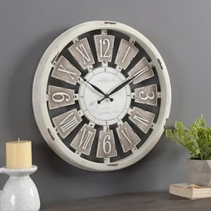 20 in. Antique Plaques Wall Clock