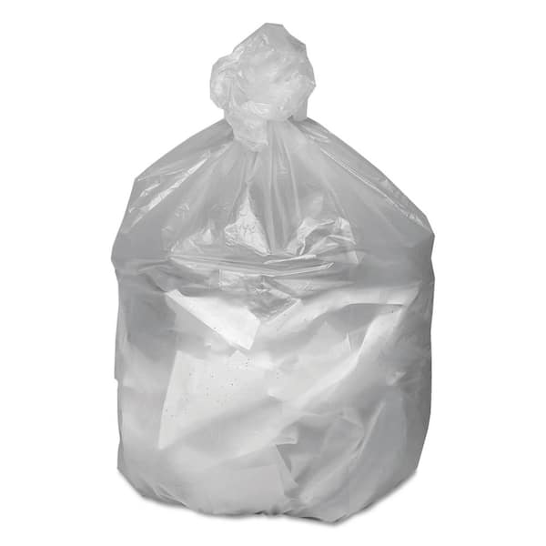 FORID 13 Gallon Trash Bags - Clear Plastic Garbage Bags Medium Tall Trash  Can Liners for Kitchen Office Home Waste Bins Unscented One Box with 5 Roll