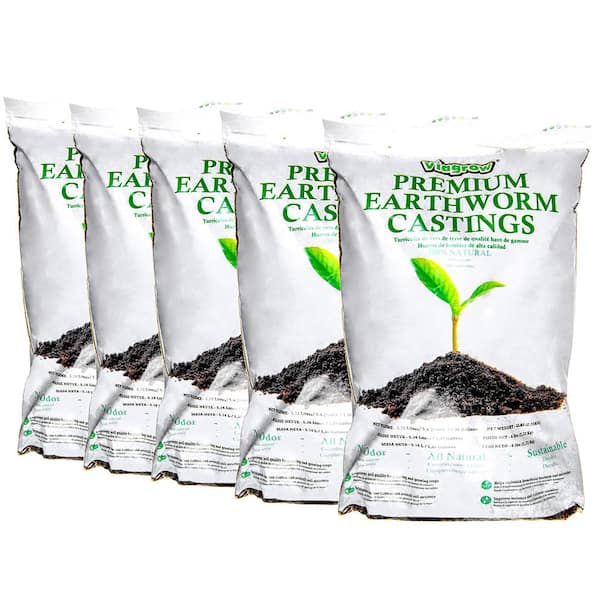 Viagrow 6 lbs. Earthworm Castings (5-Pack)