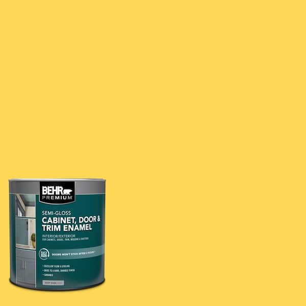 1 qt. #P300-6 Buzz-in Semi-Gloss Enamel Interior/Exterior Cabinet, Door & Trim Paint