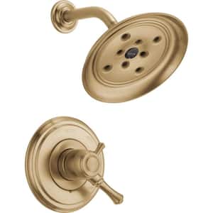 Cassidy 1-Handle Shower Only Faucet Trim Kit in Champagne Bronze (Valve Not Included)