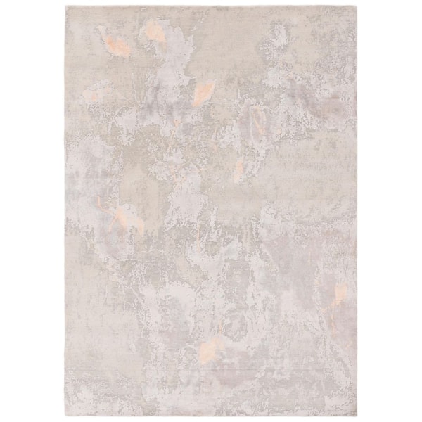 Tribeca 6 ft. x 9 ft. Gray Abstract Area Rug
