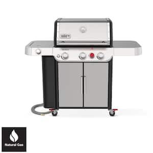 Genesis S-335 3-Burner Natural Gas Grill in Stainless Steel