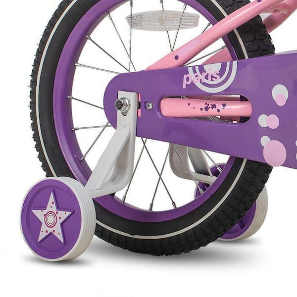 Joystar Paris Kids Bike for Girls Ages 4-7 with Training Wheels 