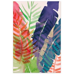 "Electric Palms 1" by EAD Art Coop Frameless Free-Floating Tempered Art Glass Wall Art