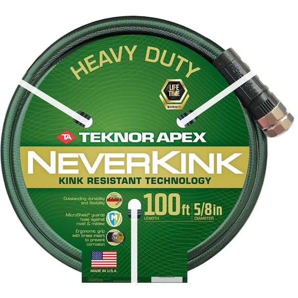 Teknor Apex Neverkink 5/8 in. x 100 ft. Heavy Duty Garden Hose