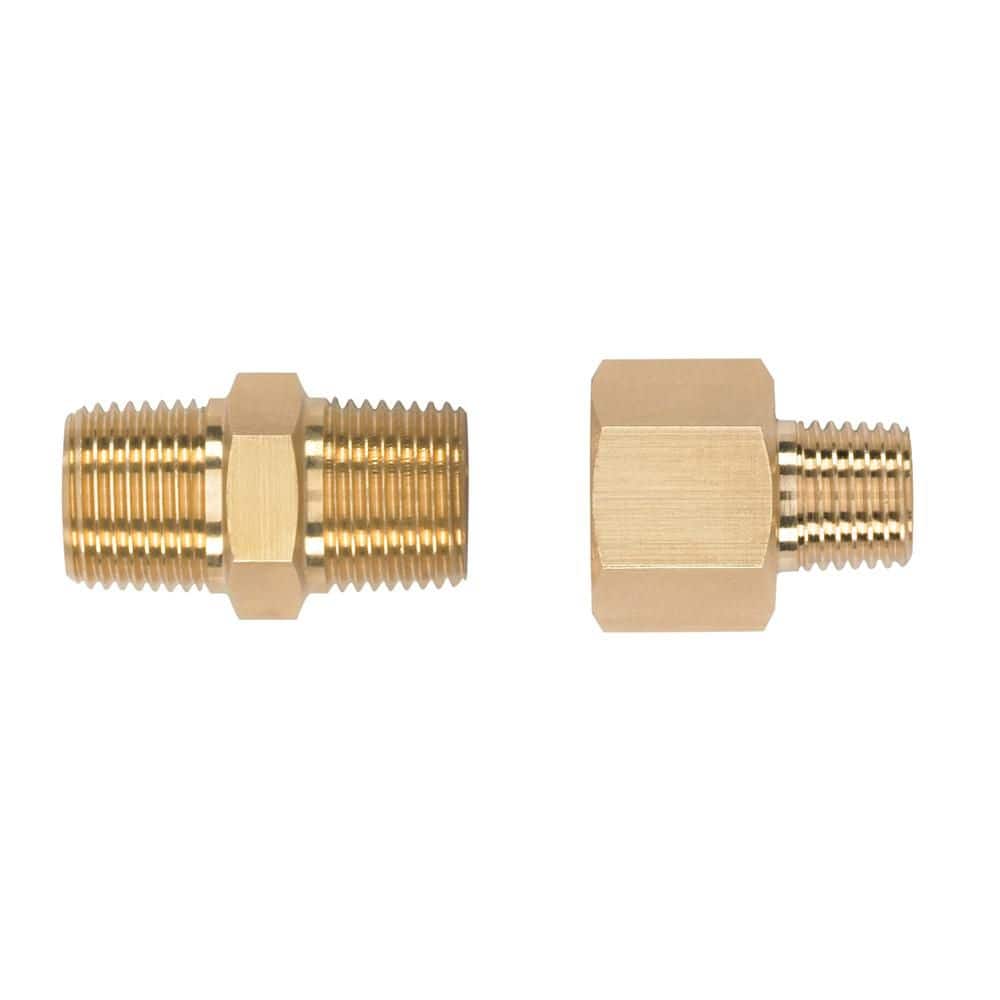 1/4 in. Male NPT x 3/8 in. MNPT Coupler Kit For Most Gas and Electric Pressure Washer Brands Up to 4000 PSI price history on PriceWatchPro
