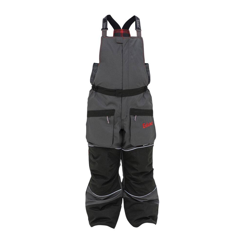Eskimo Keeper Ice Fishing Bibs, Youth, Iron, Small 338950020213