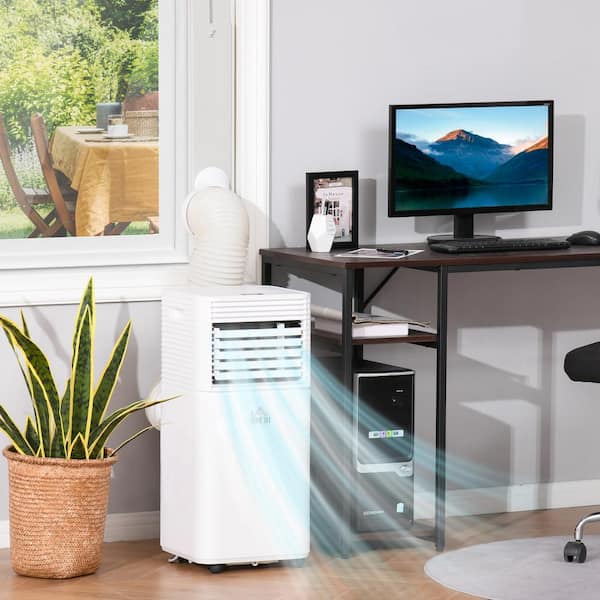 Black Decker Portable Air Conditioner With Heat 8000 BTU White - Office  Depot