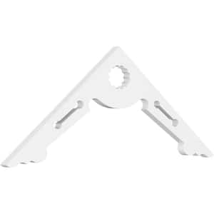 1 in. x 36 in. x 13-1/2 in. (9/12) Pitch Cena Gable Pediment Architectural Grade PVC Moulding