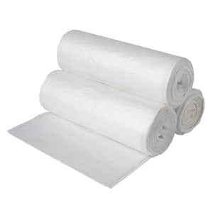 4 Gal. 6 Micron (eq) 17 in. x 18 in. Clear Garbage Bags Pack of 2000 For Home, Office, and Municipal