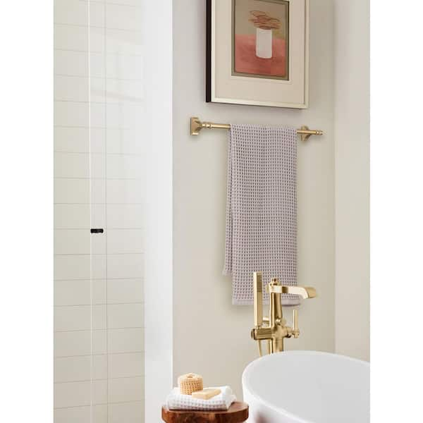 Davenport 24 in. (610 mm) L Towel Bar in Champagne Bronze