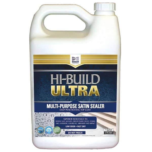 DAICH Hi-Build Ultra 1 Gal. Satin Clear Coat Sealer Water and Chemical Resistant with Urethane