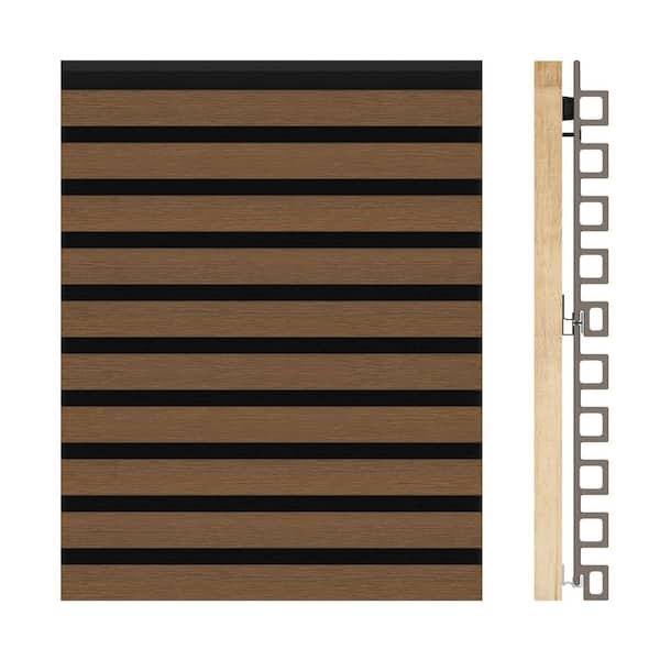 NewTechWood European Siding Norwegian Style PLUS Noir 7.7 in. x