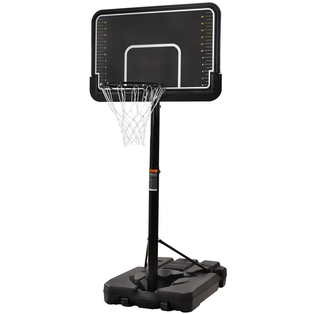 6.6 ft. to 10 ft. Height Outdoor Basketball System Portable Basketball Hoop