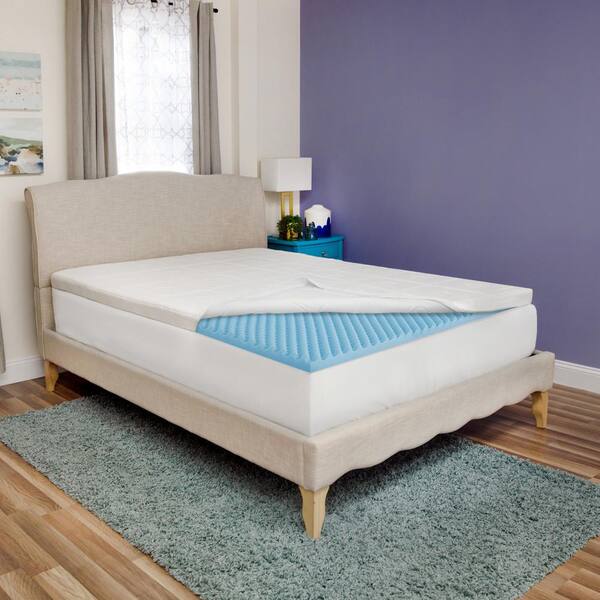 sensorpedic gel mattress topper