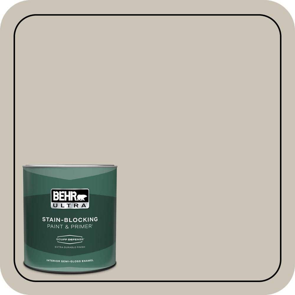 1 qt. Designer Collection #DC-009 Vintage Pewter Extra Durable Semi-Gloss Enamel Interior Paint & Primer product image for price tracking