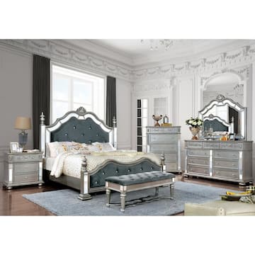 William's Home Furnishing Azha in Silver California King Bed CM7194CK-BED