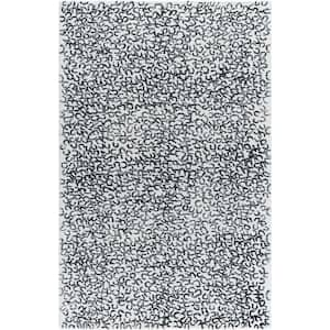 Rize Black/White 5 ft. x 8 ft. Modern Indoor Area Rug