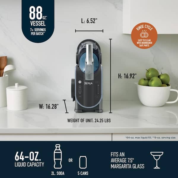 Have a question about NINJA Slushie 88 oz. Professional Frozen