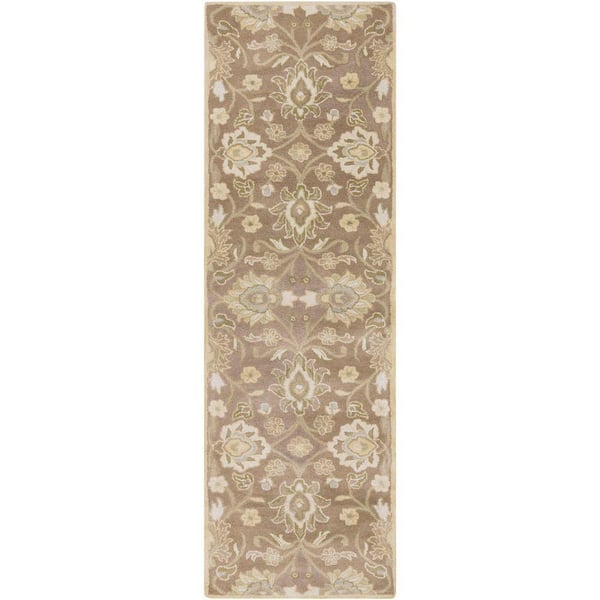Artistic Weavers Cambrai Beige 3 ft. x 12 ft. Indoor Runner Rug