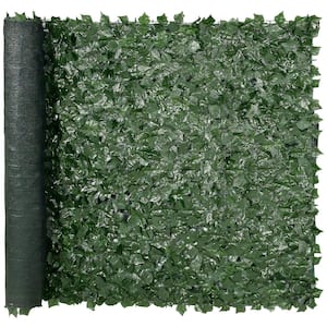 Ivy Privacy Fence 59 in. x 98 in. Artificial Green Wall Screen Greenery Ivy Fence Faux Hedges Vine Leaf Decoration