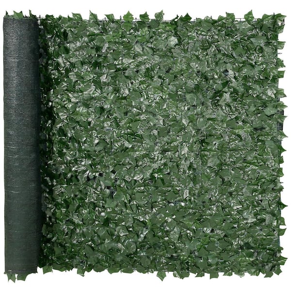 VEVOR Ivy Privacy Fence 59 in. x 98 in. Artificial Green Wall Screen Greenery Ivy Fence Faux Hedges Vine Leaf Decoration