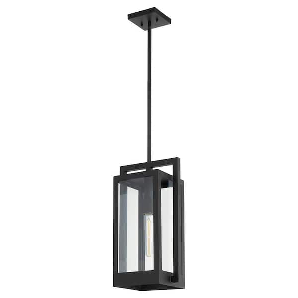 Marco 18 in. 1-Light Textured Black Pendant
