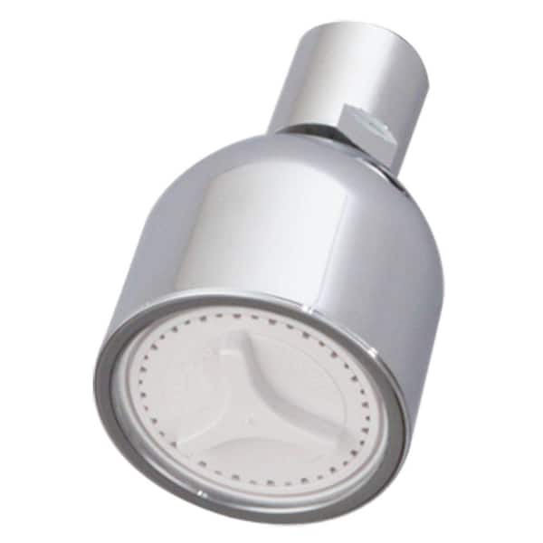 Symmons 1-Spray 1 in. Single Wall Mount Fixed Shower Head in Chrome