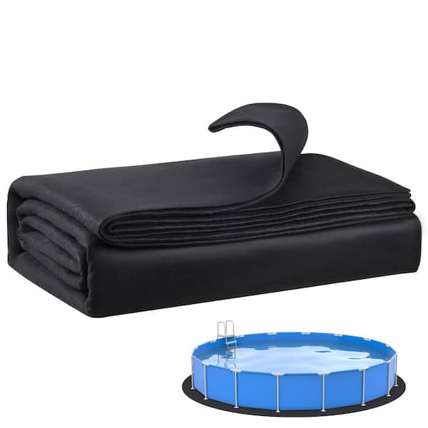 18 ft. Round Pool Liner Pad, Pool Liner Pad for Above Ground Swimming Pools, Pool-Mat Prevents Punctures, Pond Liner