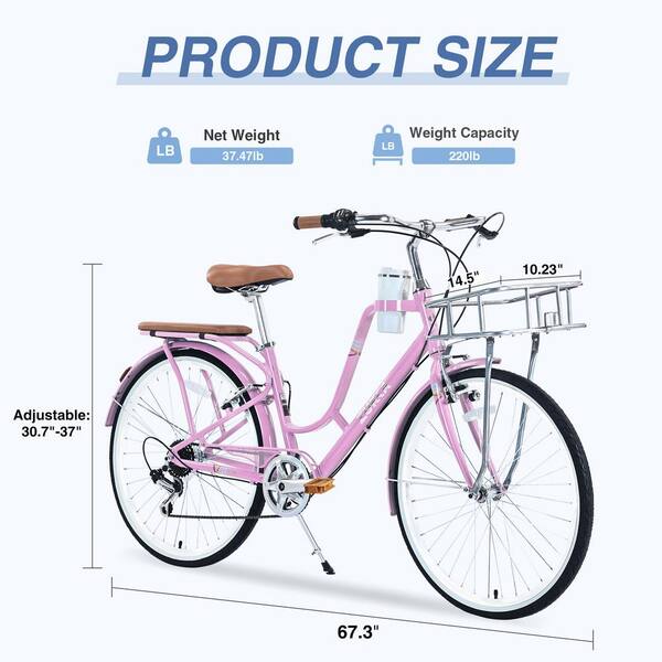 Pink discount ladies bicycle