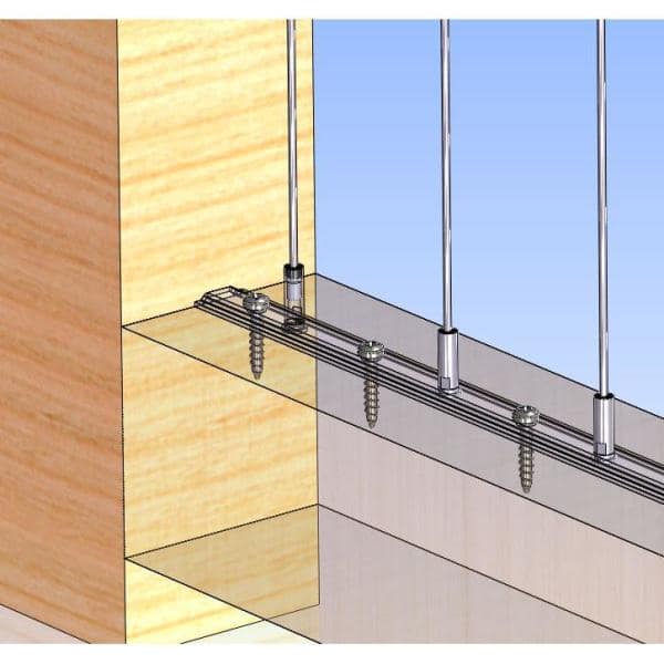 Unbranded - Vertical Stainless Steel Cable Railing Kit for 42 in. High Railings
