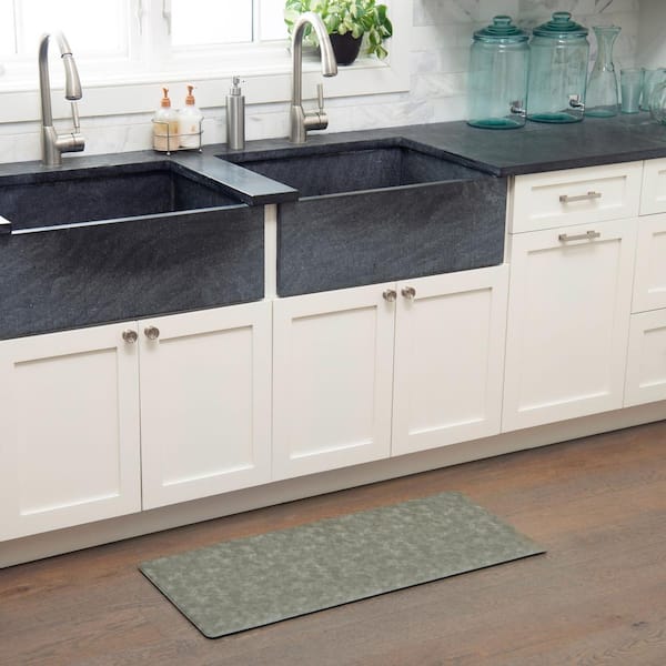 Trenton Solace Sage 17 in. x 39 in. Anti Fatigue Kitchen Mat