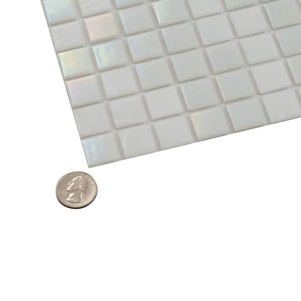 Apollo Tile Mingles Stone Blue and Gray 11-1/2-in x 11-1/2-in Glossy Glass Uniform Squares Floor and Wall Tile (18.69-sq. ft/ Carton)