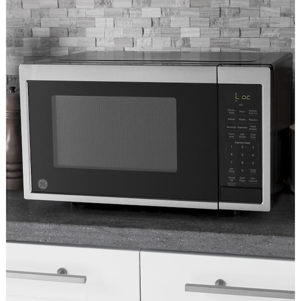 0.9 cu. ft. 900-Watt Countertop Microwave in Stainless Steel