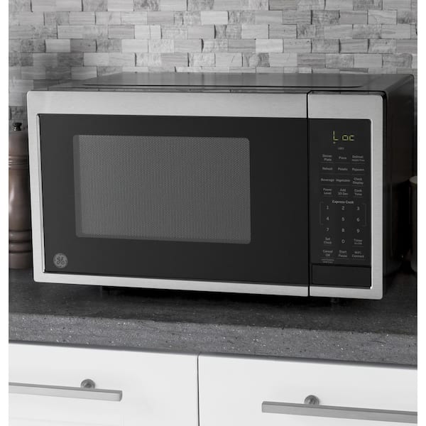 Stainless Steel Countertop Microwave Oven ft 0.9 cu 