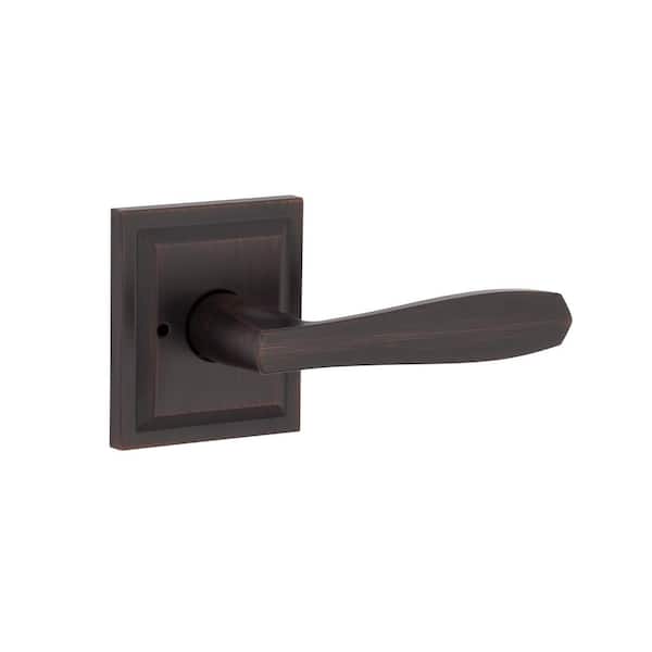 Baldwin Torrey Venetian Bronze Low Profile Rose Bed/Bath Privacy Door Handle