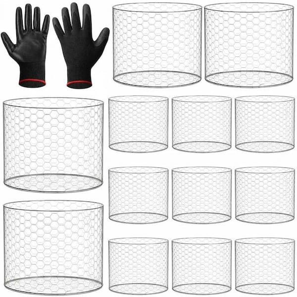 Outdoor Gopher Barrier Wire Mesh Cage for Shrubs Vines Bushes Root Protection (12-Pack)