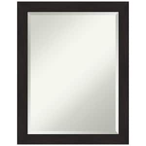 Furniture Espresso Narrow 21.5 in. H x 27.5 in. W Framed Wall Mirror